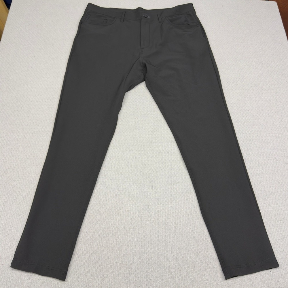 Public Rec Dealmaker Pants Mens 38x34 Black Performance 5 Pocket Chino Stretch